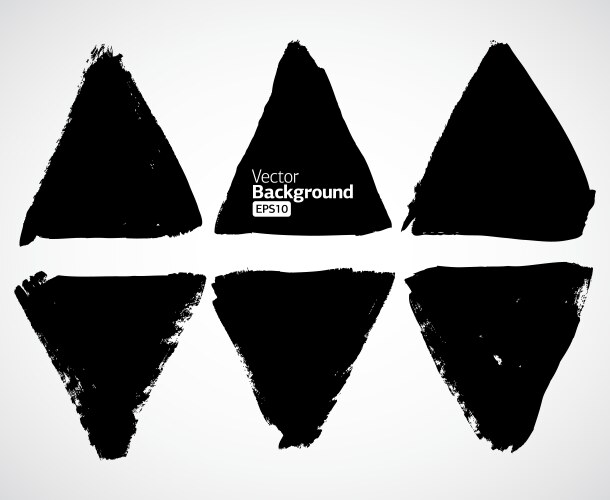 Distorted triangles Royalty Free Vector Image - VectorStock