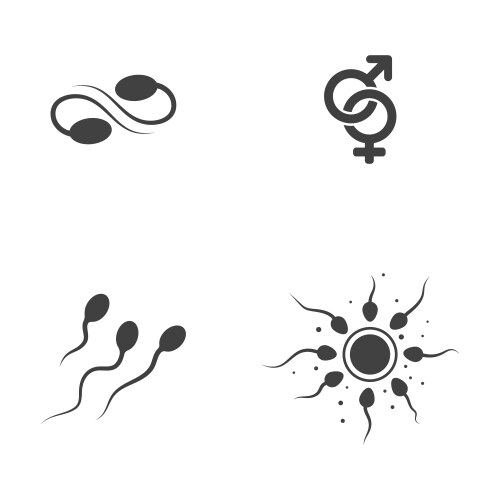 Sperm icon design vector image