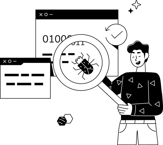 Debugging Royalty Free Vector Image - VectorStock