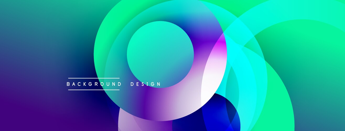 Abstract colorful layers create dynamic visual vector image