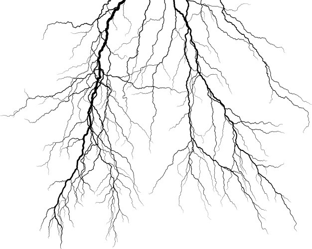 Lightning Storm Collection – Royalty-Free Vector | VectorStock