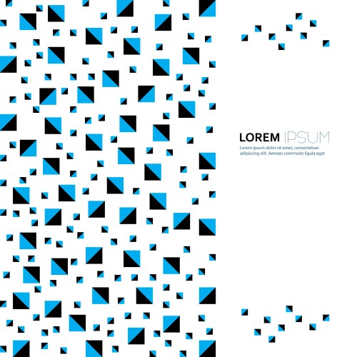 Template for modern design with empty space vector image