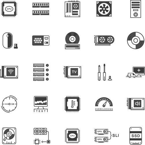 Computer Hardware Logo Vector Images (over 12,000)
