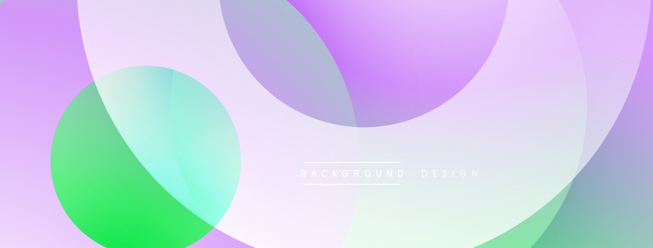 Abstract colorful shapes overlap soft gradients vector image