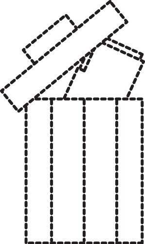 Trash can folder file information delete web vektorbild