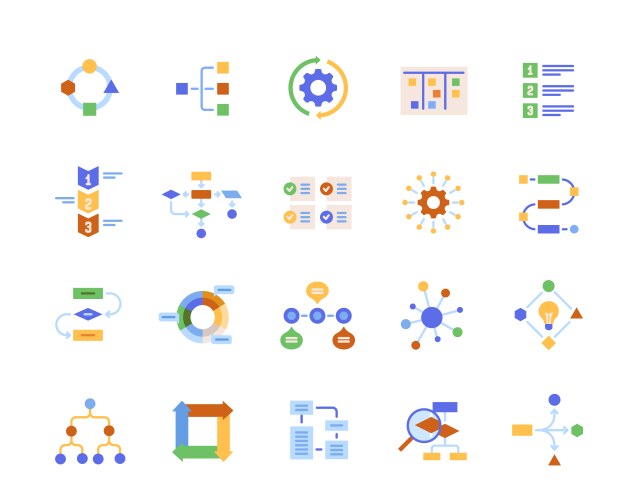 Workflow Vector Images & Graphics for Commercial Use | VectorStock