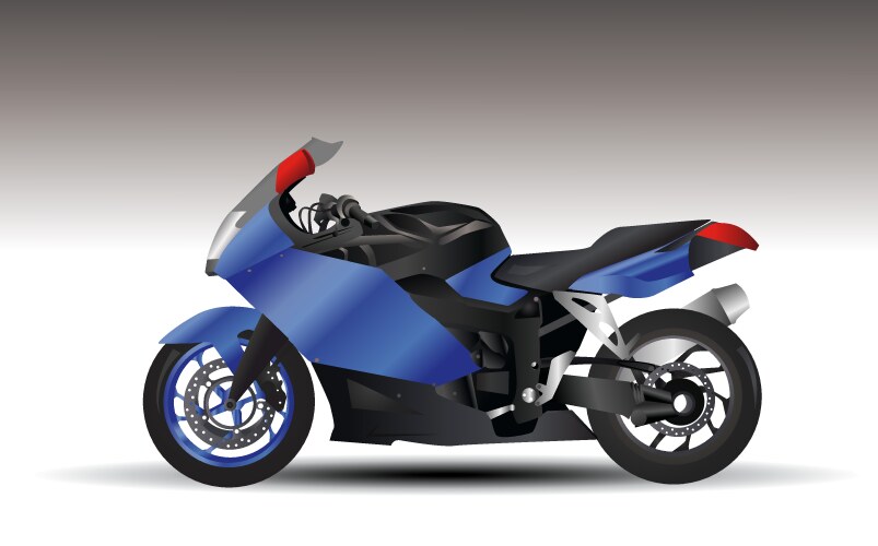 Sport Motorcycle Vector Image