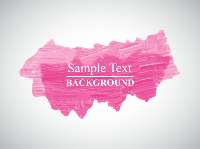 Brush stroke painted watercolor abstract Vector Image