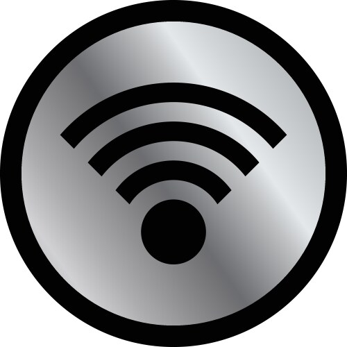 Glossy color website internet icon button theme vector image