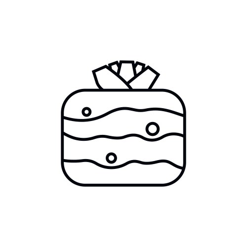 Root crop icon of celery with pattern isolated vector image