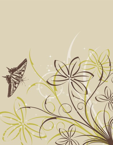 Flower doodle frame Royalty Free Vector Image - VectorStock