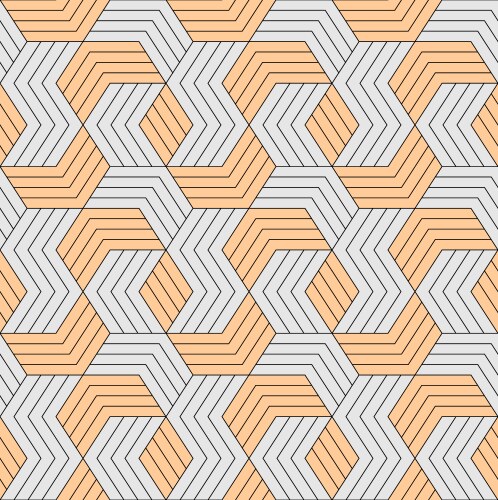 Vintage style geometric seamless background retro Vector Image