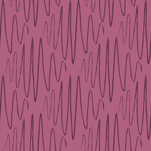 Soundwave seamless pattern curve waves background vector image