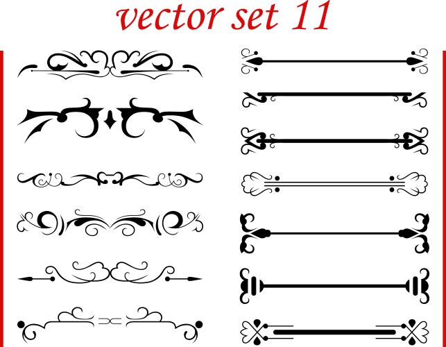 Victorian frame set Royalty Free Vector Image - VectorStock
