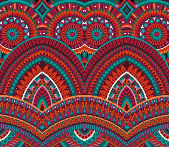 Tribal ethnic background seamless pattern Vector Image