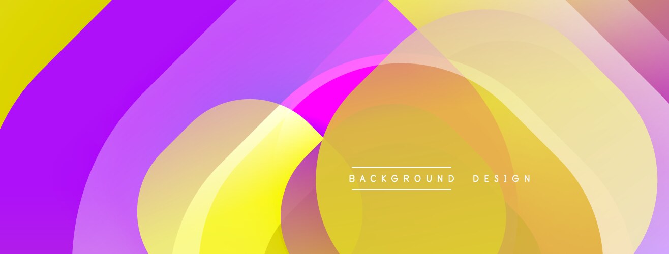 Abstract colorful layers create dynamic visual vector image