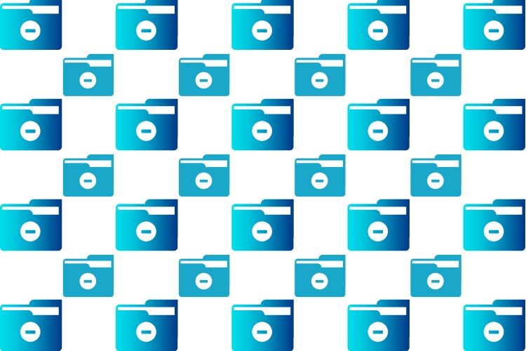 Abstract remove folder pattern background vector image