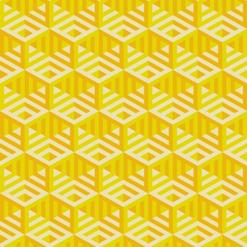 Hexagonal lines pattern abstract 3d background vector image
