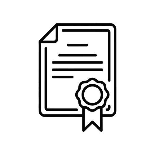 Open Book with Graduation Cap Icon Vector Image