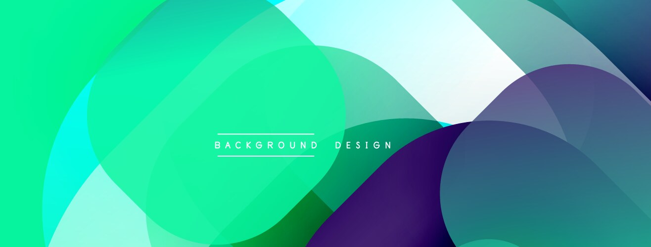 Abstract gradients overlap creating dynamic vector image