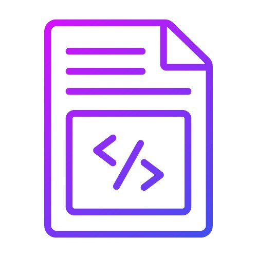 Coding icon user interface as a simple sign vector image