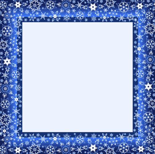 Snowflake frame Vector Images & Graphics for Commercial Use | VectorStock