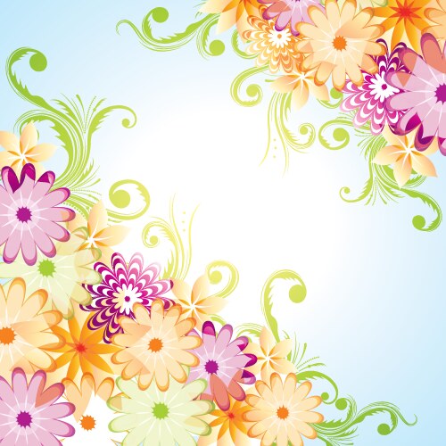Floral design elements Royalty Free Vector Image
