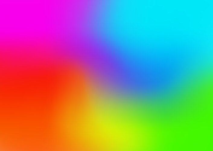 Rainbow color gradient mesh background trendy Vector Image