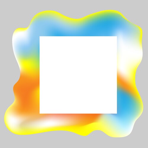 multicolored blob fluid background vector image