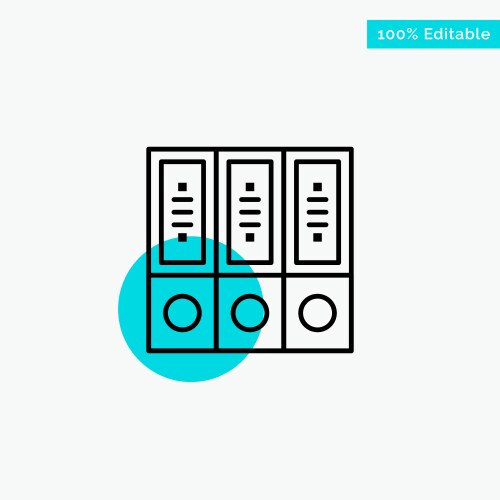 Files archive data database documents folders vector image