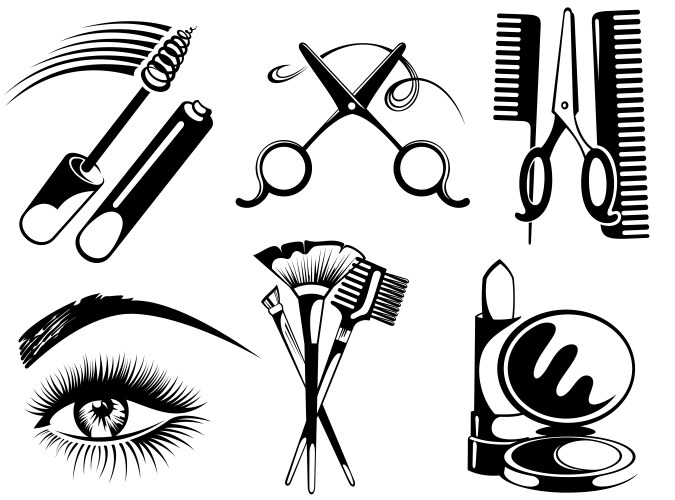 Eyelash extension shape Royalty Free Vector Image