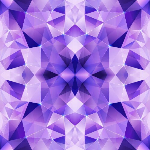 Green abstract crystal seamless pattern Royalty Free Vector