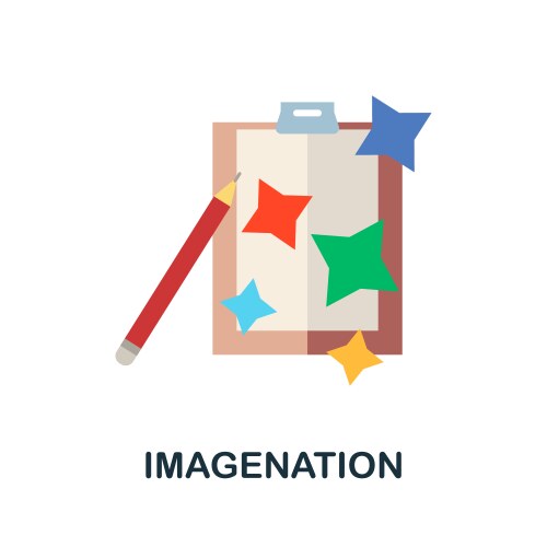 Imagenation icon simple element from core values vector image