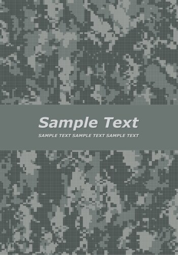 Pixel camouflage stealth black seamless pattern Vector Image