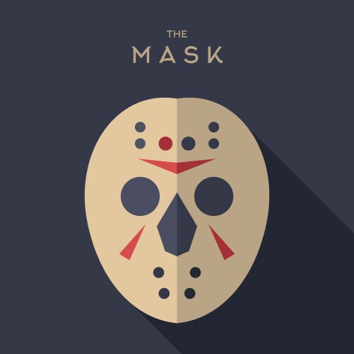 Cute funny piglet superhero face in mask cartoon Vector Image