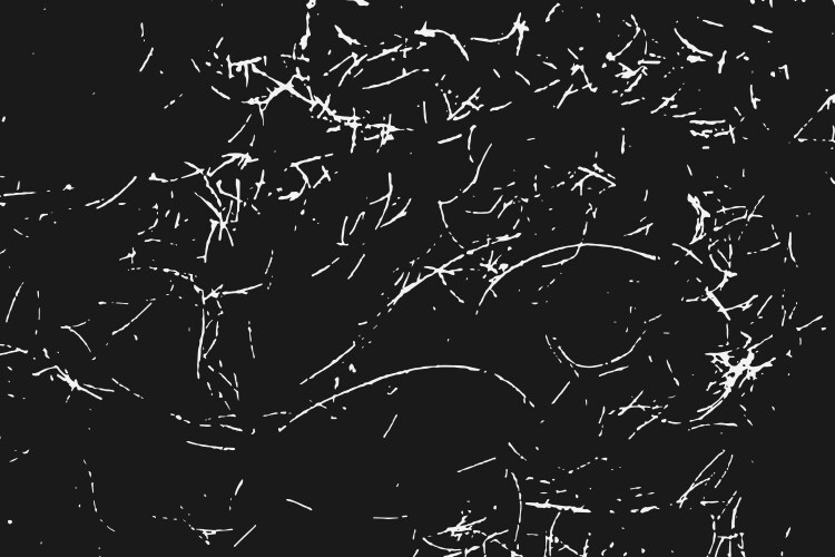 white grainy texture isolated on black background vector image