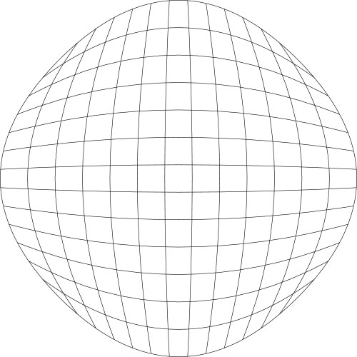 Grid mesh lattice grating with distort deform vector image