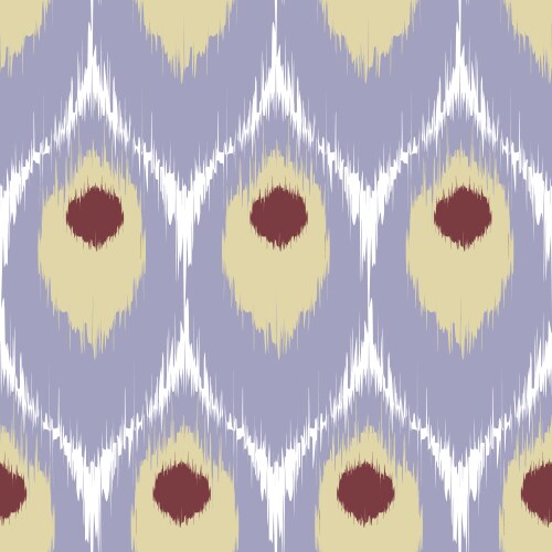 Ikat seamless pattern Royalty Free Vector Image
