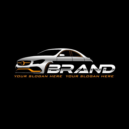 Automotive Logo Template Vector Image