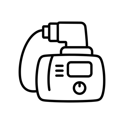 CPAP Machine Icon (62184663) – Royalty-Free Vector | VectorStock
