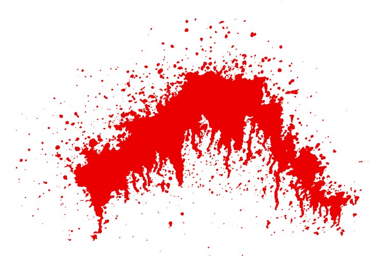 Blood splat Royalty Free Vector Image - VectorStock