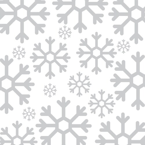 Snowflake weather pattern background vector image