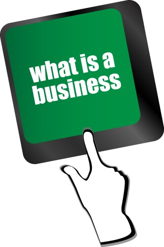 What is business button on computer keyboard key vector image
