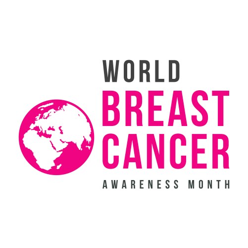 Background for breast cancer day Vector Image