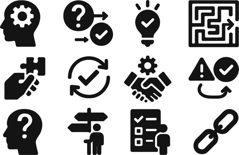 Understanding problem-solving concepts through vector image