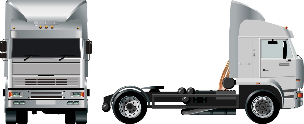 heavy truck vector image