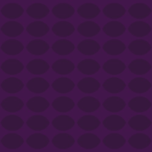 Oval geometric shape in rows and columns violet vector image