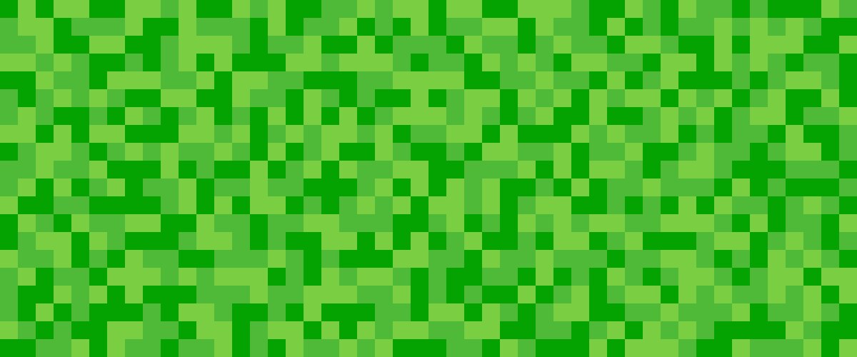 Pixel grass seamless pattern pixelart computer vector image