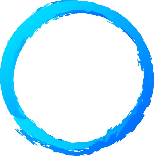 Grungy textured circle element shape circular vektorbild