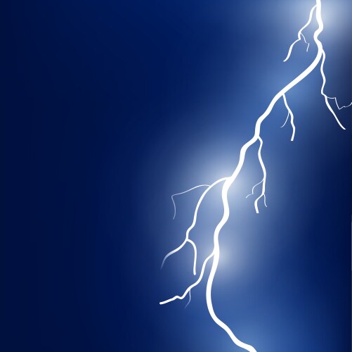 New realistic lightning sign Royalty Free Vector Image